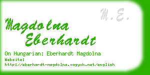 magdolna eberhardt business card